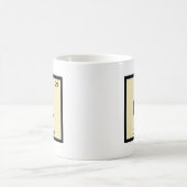Cu -カップケーキ化学の周期表記号 コーヒーマグカップ (中央)