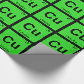 Cu - Cthulhu化学周期表記号 ラッピングペーパー (角)