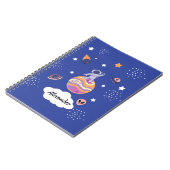 Cuaderno A4エスピラルinfantil modelo Galaxia ノートブック (左側)