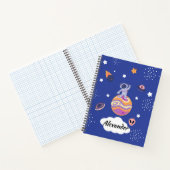 Cuaderno A4 infantil de la Galaxia  ノートブック (内部)