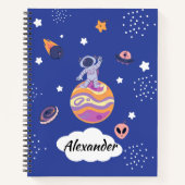Cuaderno A4 infantil de la Galaxia  ノートブック (正面)