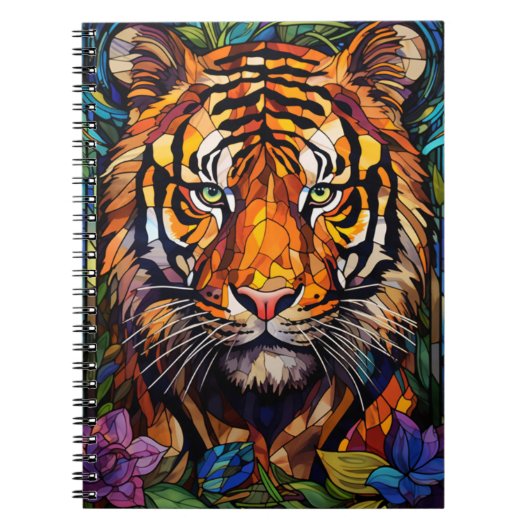 Cuaderno Animales En Arte Vitral ノートブック (正面)