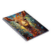 Cuaderno Animales En Arte Vitral ノートブック (右側)