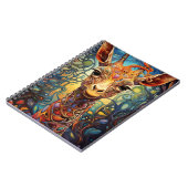 Cuaderno Animales En Arte Vitral ノートブック (左側)