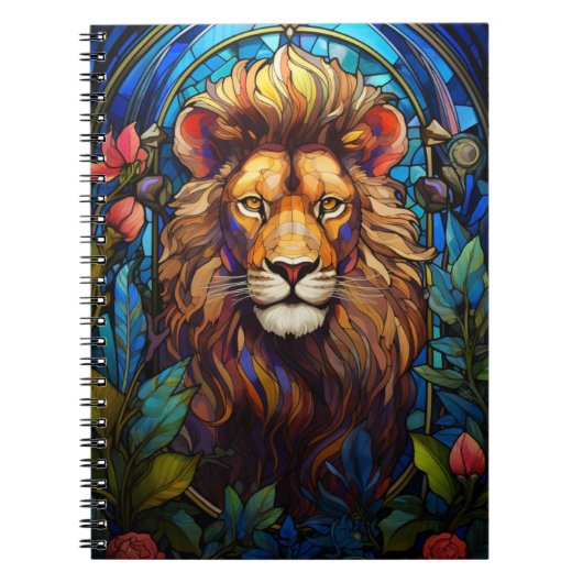 Cuaderno Animales En Arte Vitral ノートブック (正面)