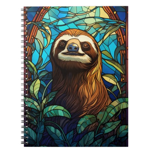 Cuaderno Animales En Arte Vitral ノートブック (正面)