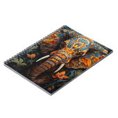 Cuaderno Animales En Arte Vitral Elefante ノートブック (左側)