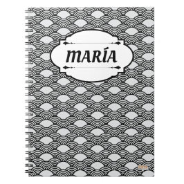 Cuaderno Asian Pattern ノートブック