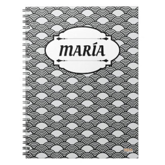 Cuaderno Asian Pattern ノートブック