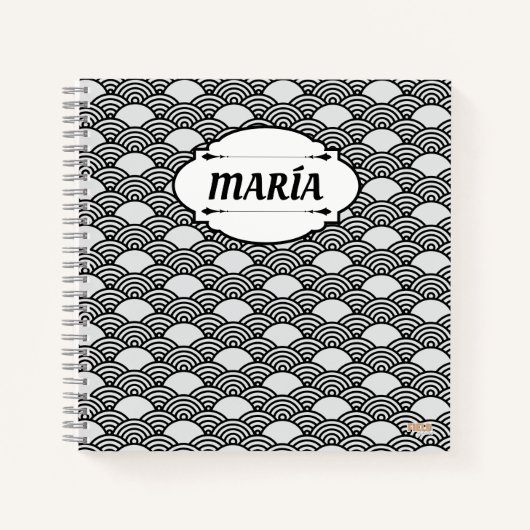 Cuaderno Asian Pattern ノートブック (正面)