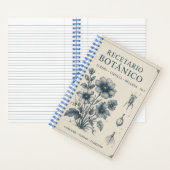 cuaderno botanico ノートブック (内側)