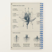 cuaderno botanico ノートブック (裏面)
