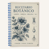 cuaderno botanico ノートブック (正面)
