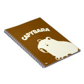 Cuaderno Capybara Inversed Color ノートブック (右側)
