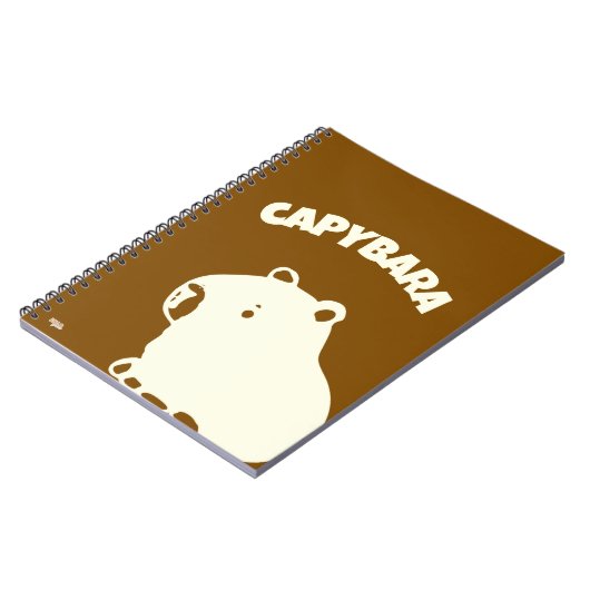 Cuaderno Capybara Inversed Color ノートブック (左側)