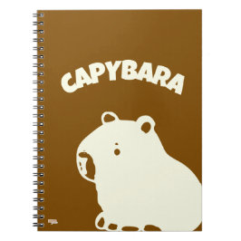 Cuaderno Capybara Inversed Color ノートブック