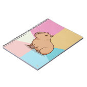 Cuaderno Capybara Soft Pastel-Colored ノートブック (左側)