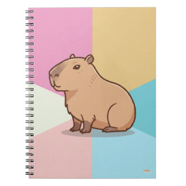 Cuaderno Capybara Soft Pastel-Colored ノートブック