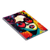 Cuaderno Comic Pop Art Girl ノートブック (右側)
