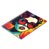 Cuaderno Comic Pop Art Girl ノートブック (左側)