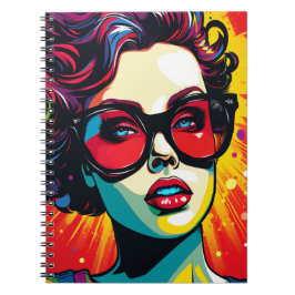 Cuaderno Comic Pop Art Girl ノートブック
