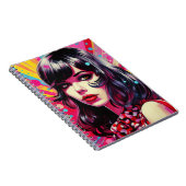 Cuaderno Comic Pop Art Girl ノートブック (右側)