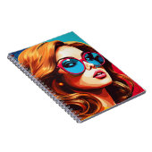Cuaderno Comic Pop Art Girl ノートブック (右側)