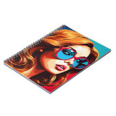 Cuaderno Comic Pop Art Girl ノートブック (左側)