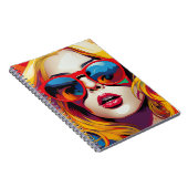 Cuaderno Comic Pop Art Girl ノートブック (右側)