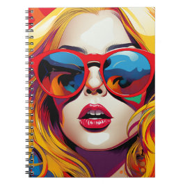 Cuaderno Comic Pop Art Girl ノートブック