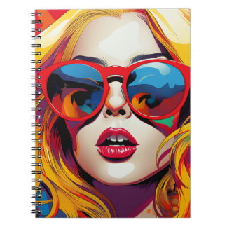 Cuaderno Comic Pop Art Girl ノートブック