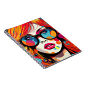 Cuaderno Comic Pop Art Girl ノートブック (右側)