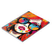 Cuaderno Comic Pop Art Girl ノートブック (左側)