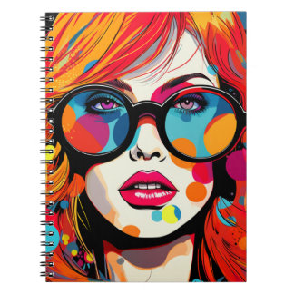 Cuaderno Comic Pop Art Girl ノートブック