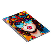 Cuaderno Comic Pop Art Girl ノートブック (右側)
