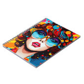 Cuaderno Comic Pop Art Girl ノートブック (左側)