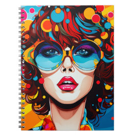 Cuaderno Comic Pop Art Girl ノートブック
