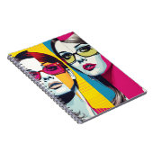 Cuaderno Comic Pop Art Girl ノートブック (右側)