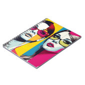 Cuaderno Comic Pop Art Girl ノートブック (左側)