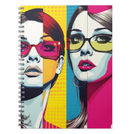 Cuaderno Comic Pop Art Girl ノートブック