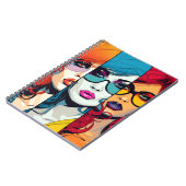 Cuaderno Comic Pop Art Girl ノートブック (左側)