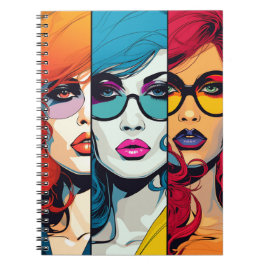 Cuaderno Comic Pop Art Girl ノートブック