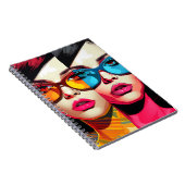 Cuaderno Comic Pop Art Girl ノートブック (右側)