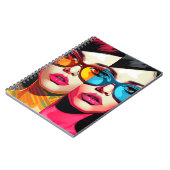 Cuaderno Comic Pop Art Girl ノートブック (左側)