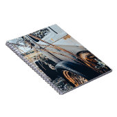 Cuaderno con fotografía de auto antiguo abandonado ノートブック (右側)