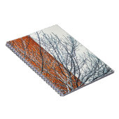 Cuaderno con fotografía de un día de invierno ノートブック (右側)