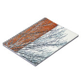 Cuaderno con fotografía de un día de invierno ノートブック (左側)
