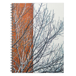Cuaderno con fotografía de un día de invierno ノートブック