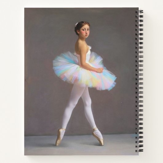 Cuaderno con imagenes de bailarinas ノートブック (裏面)