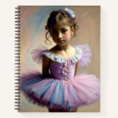 Cuaderno con imagenes de bailarinas ノートブック (正面)